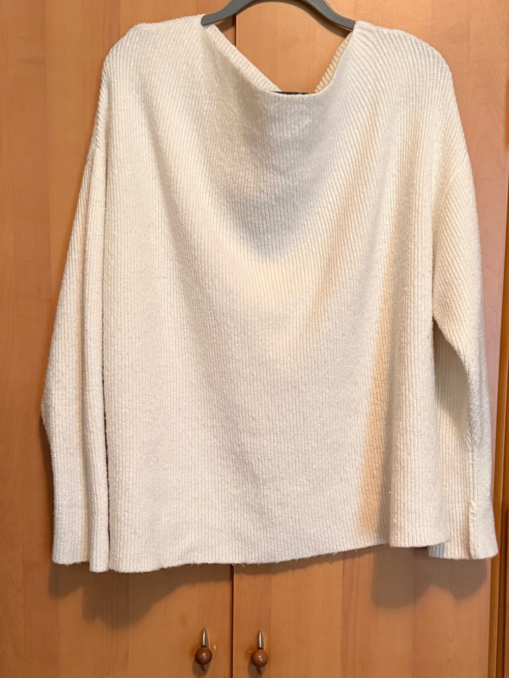 Treasure & Bond Ivory Cowl Neck Sweater